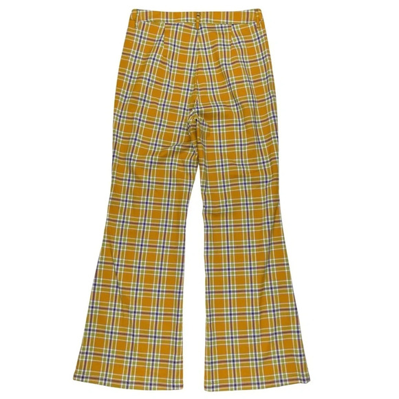 {Urban Outfitters} High Rise Loose Relaxed Bootcut Plaid Pants - Picture 6 of 8
